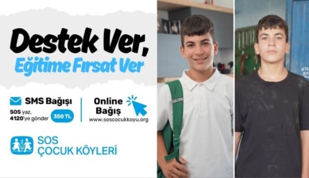 SOS Çocuk Köyü Derneği, eğitime destek amacıyla bağış kampanyası düzenleniyor