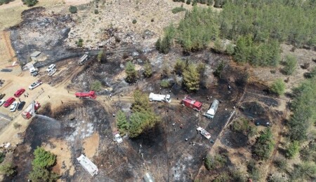 Dikmen’de çıkan yangın kontrol altına alındı: 3 şüpheli şahıs tutuklandı!