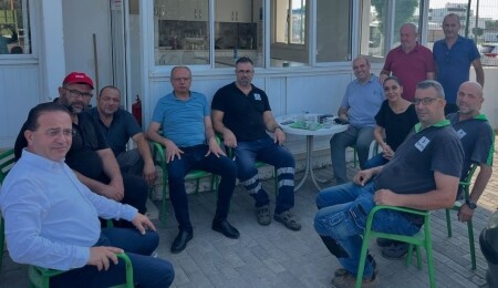 Barçın, Kürşat, Şahali ve Özuslu Binboğa’yı ziyaret etti: Üretimin yanındayız