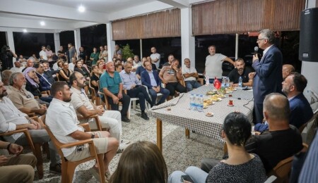 Erhürman, Kaplıca'da: Kıbrıs Türk halkının iradesi olmaksızın bu ada barut fıçısına çevrilemez!