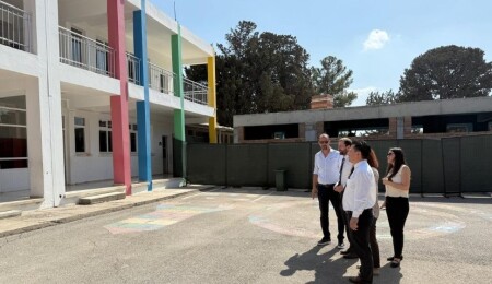 Gönyeli-Alayköy ve Lapta bölgelerinde Türkiye’nin katkılarıyla yürütülen projeler yerinde görüldü