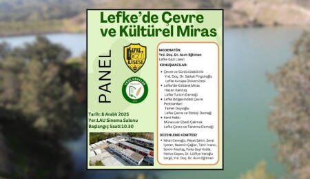 Lefke Gazi Lisesi’nde çevre ve kültürel miras paneli düzenlendi