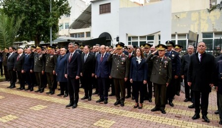 Milli Mücadele ve Şehitler Haftası kapsamında Tekke Bahçesi’nde tören düzenlendi