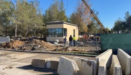 Yüksek Mahkeme inşaatında iş kazası: 2 işçi yaralandı