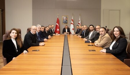 Cumhurbaşkanı Erhürman, Ortak Vizyon Platformu ile görüştü: Güncel konular ele alındı