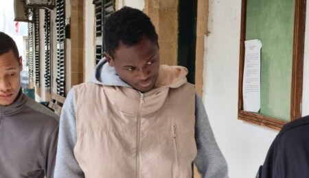 Ercan'da bulunan mescitte kaçak yaşadığı tespit edilen zanlı 3 gün tutuklu kalacak