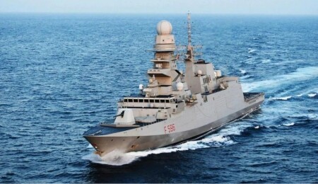 İtalya’ya ait “Federico Martinengo” fırkateyni Kıbrıs karasularına girdi