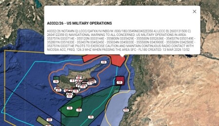 ABD, Kıbrıs çevresinde askeri faaliyet NOTAM’ı yayınladı: Pilotlardan dikkatli olunması istendi