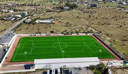 Sadık Cemil Stadyumu doğal çim sahaya kavuştu: Açılış yarın gerçekleştirilecek