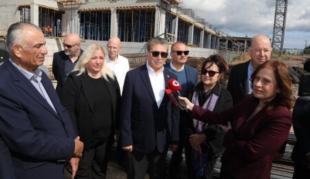 Üstel, Pamuklu Devlet Hastanesi’nde inceleme yaptı: Hastane, yıl sonundan önce tamamlanacak