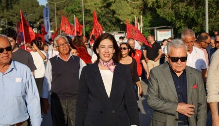 CTP, 1 Mayıs’ta emek, dayanışma ve barış için yürüdü