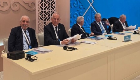 KKTC Aksakalı Öksüzoğlu, TDT Aksakallar Konseyi’nde KKTC’ye yönelik ambargoları gündeme taşıdı