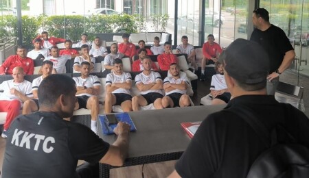 KKTC A Milli Takımı, Rouet Provence karşılaşmasına hazırlanıyor