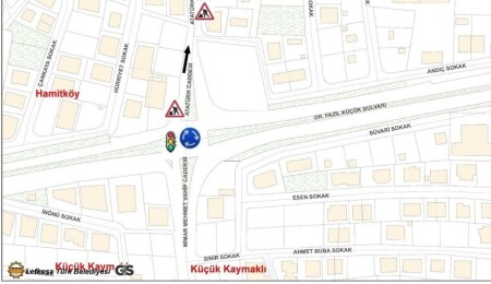 Hamitköy’de kavşak düzenleme çalışmalarına başlıyor: Trafik akışında aksaklık uyarısı