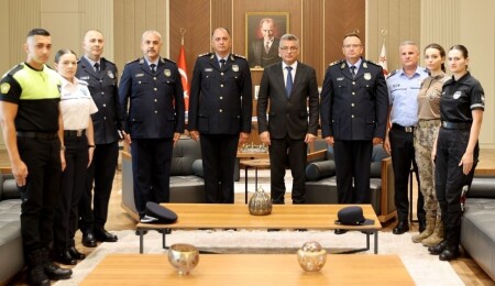 Erhürman, Adalıer'i kabul etti: Polis Teşkilatı toplumun en çok güven duyduğu kurumlar arasında