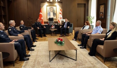 Öztürkler, Adalıer'i kabul etti: Polis Teşkilatı halkın en çok güvendiği kurumların başında geliyor