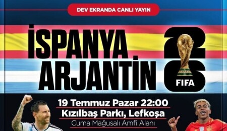 Dünya Kupası finali, Kızılbaş Parkı'nda dev ekranda yayınlayacak!