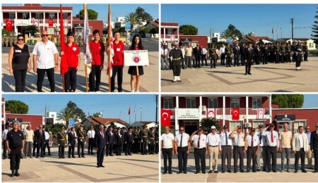 20 Temmuz Barış ve Özgürlük Bayramı dolayısıyla Güzelyurt’ta iki ayrı tören düzenlendi