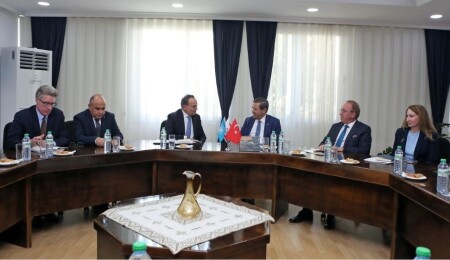 Ertuğruloğlu, Türkiye Dışişleri Bakan Yardımcısı Bozay'ı kabul etti: Bölgesel gelişmeler ele alındı
