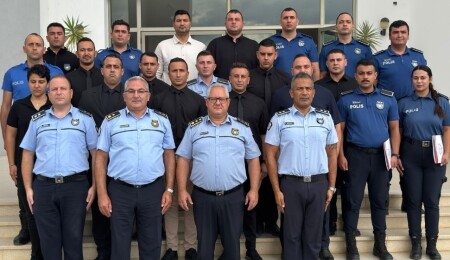 Polis okulunda hizmet içi eğitimlere devam ediliyor: Adli soruşturma ve motosiklet eğitimi verildi