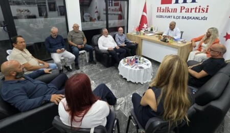Güzelyurt Bağımsız Belediye Başkan Adayı Tansay Doğu’dan HP Güzelyurt İlçe Yönetimi’ne ziyaret