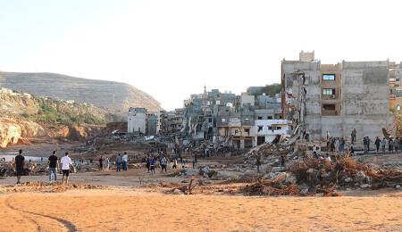 Libya'da sel felaketinden 96 saat sonra iki kişi kurtarıldı