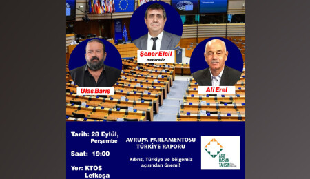 “Avrupa Parlamentosu Türkiye Raporu” konulu panel düzenleniyor