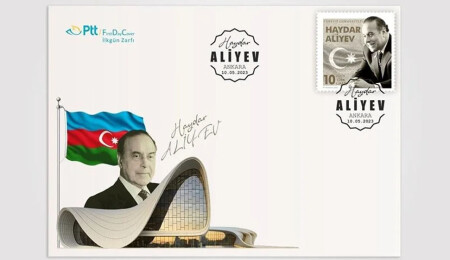 PTT'den "Haydar Aliyev" konulu anma pulu