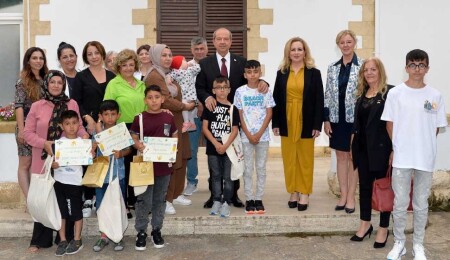 Lefkoşa’da çocuklara resim eğitimi verildi