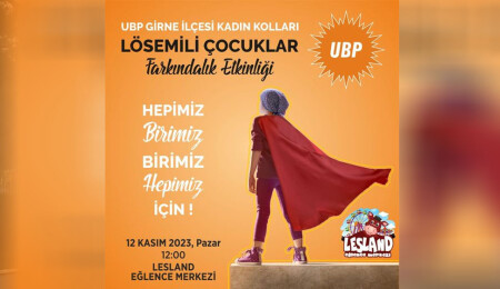 UBP Girne Kadın Kolları farkındalık etkinliği düzenliyor