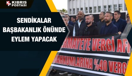 5 sendikadan vergi düzenlemesine karşı Başbakanlık önünde eylem ve genel grev duyurusu