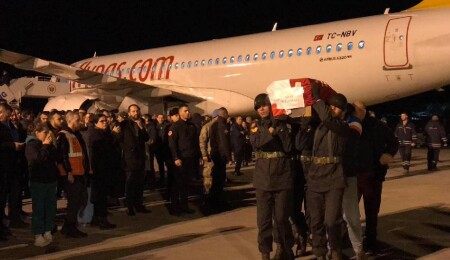 İsias Otel enkazında yaşamını yitiren KKTC kafilesinden 13 kişi daha ülkeye getirildi