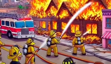 Los Angeles yangını 20 yıl önce Simpsonlar’da gösterildi