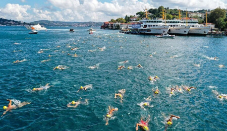 34. Samsung Boğaziçi Kıtalararası Yüzme Yarışı başladı