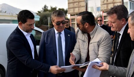 Girne-Çatalköy yolundaki iki yıllık çalışmalarda son noktaya gelindi