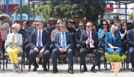 Tangül Ünal Çağıner Çocuklara Yardım Vakfı tarafından Erenköy Lisesi’ne yapılan yeni kantin binası açıldı