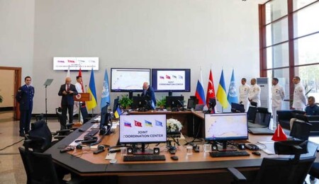 Tahıl koridoru koordinasyon merkezi resmen açıldı