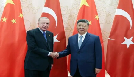 Erdoğan Çin Devlet Başkanı Şi Cinping ile biraraya geldi