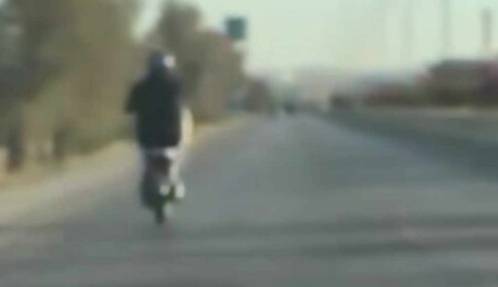 Tehlikeli sürüş yapan motosiklet sürücüsüne para cezası ve trafikten men