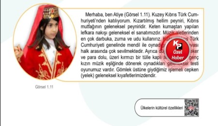 Türkiye’deki ders kitabında ‘Hellim Peyniri’ gafı