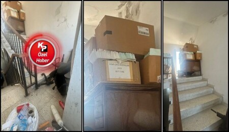 Gümrük Binası kaderine terk edildi: Gemi giriş-çıkış dosyaları atıl halde karton kutularda!