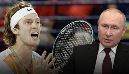 Rus raket Andrey Rublev’den savaşa tepki! Kameraya yazdı
