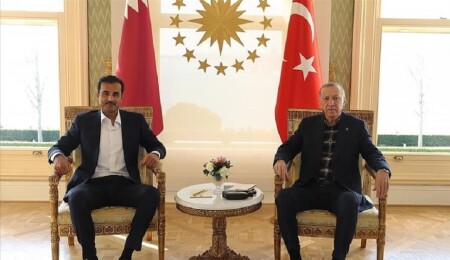 Türkiye Cumhurbaşkanı Erdoğan, Katar Emiri Şeyh Temim'i kabul etti