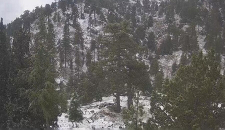 Larnaka da yoğun yağışın etkisi altında