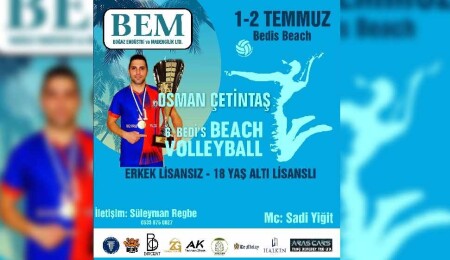 6. Bedi’s Osman Çetintaş Voleybol Anı Turnuvası başladı