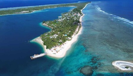 Ada ülkesi Tuvalu, iklim değişikliği sonucu topraklarını kaybederse "devlet" statüsünü yitirebilir