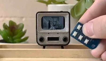 Sadece 15 mm… Dünyanın en küçük TV’si tanıtıldı