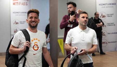 Galatasaray, Süper Kupa maçı için Urfa'ya gitti