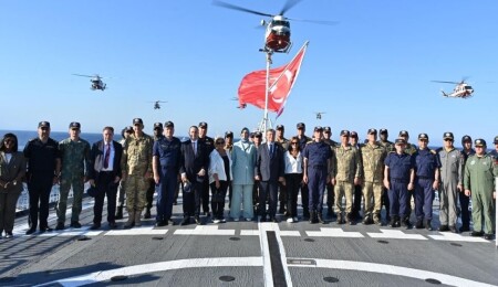 Caner Gönyeli Arama Kurtarma Tatbikatı’nın deniz safhası başarıyla icra edildi