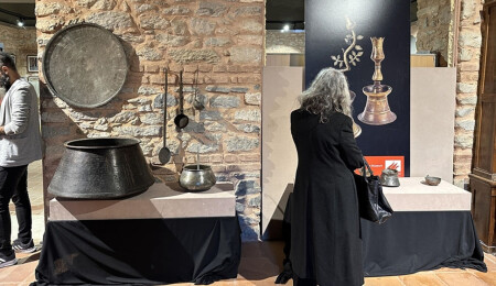 "Kalaylı Cevher Bakır" sergisi İstanbul Lale Vakfında açıldı